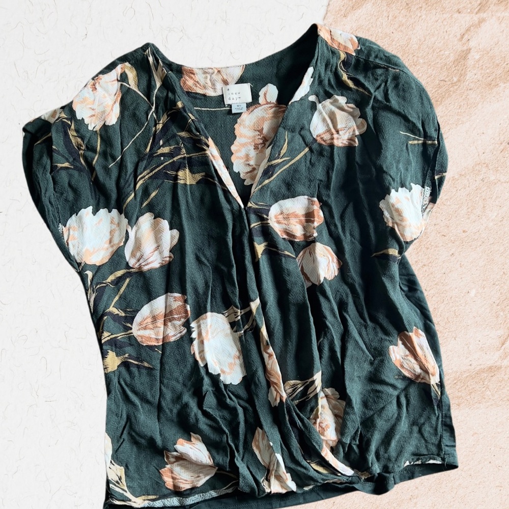 A New Day Floral Top
